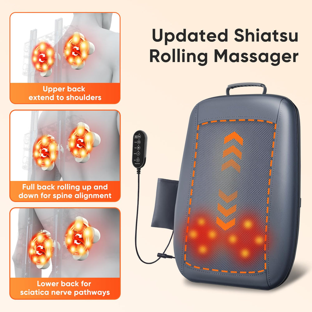 DreamyTouch 4D deep tissue massage action demonstrates deeper kneading.