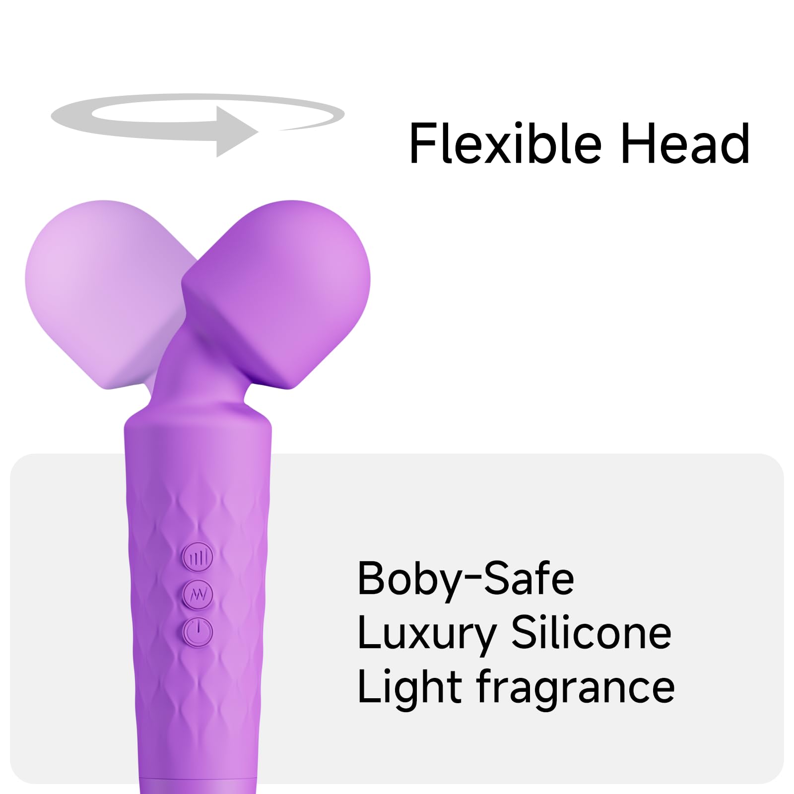 Dreress wand offers 20 vibration patterns for customizable sessions.