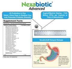 Two capsules dosage for daily probiotic routine