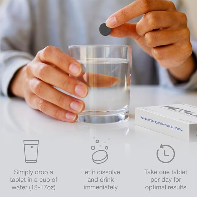 Drink HRW Harmony immunobiotic symbol highlighting immune support concept
