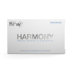 DRINK HRW Harmony tablet dissolving in water for quick daily hydration.