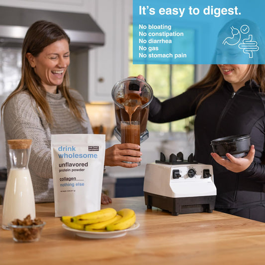 Drink Wholesome collagen powder scoop for quick, convenient mixing