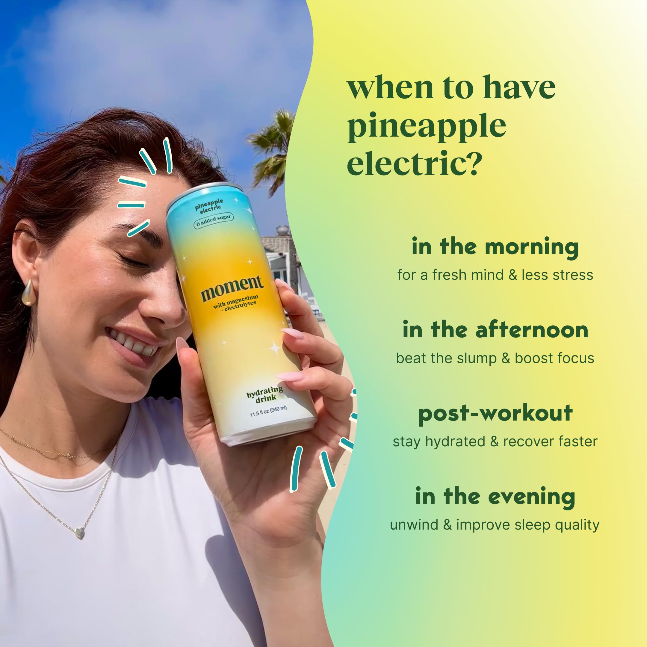 Moment Pineapple 12-pack ready for daily hydration on the go.