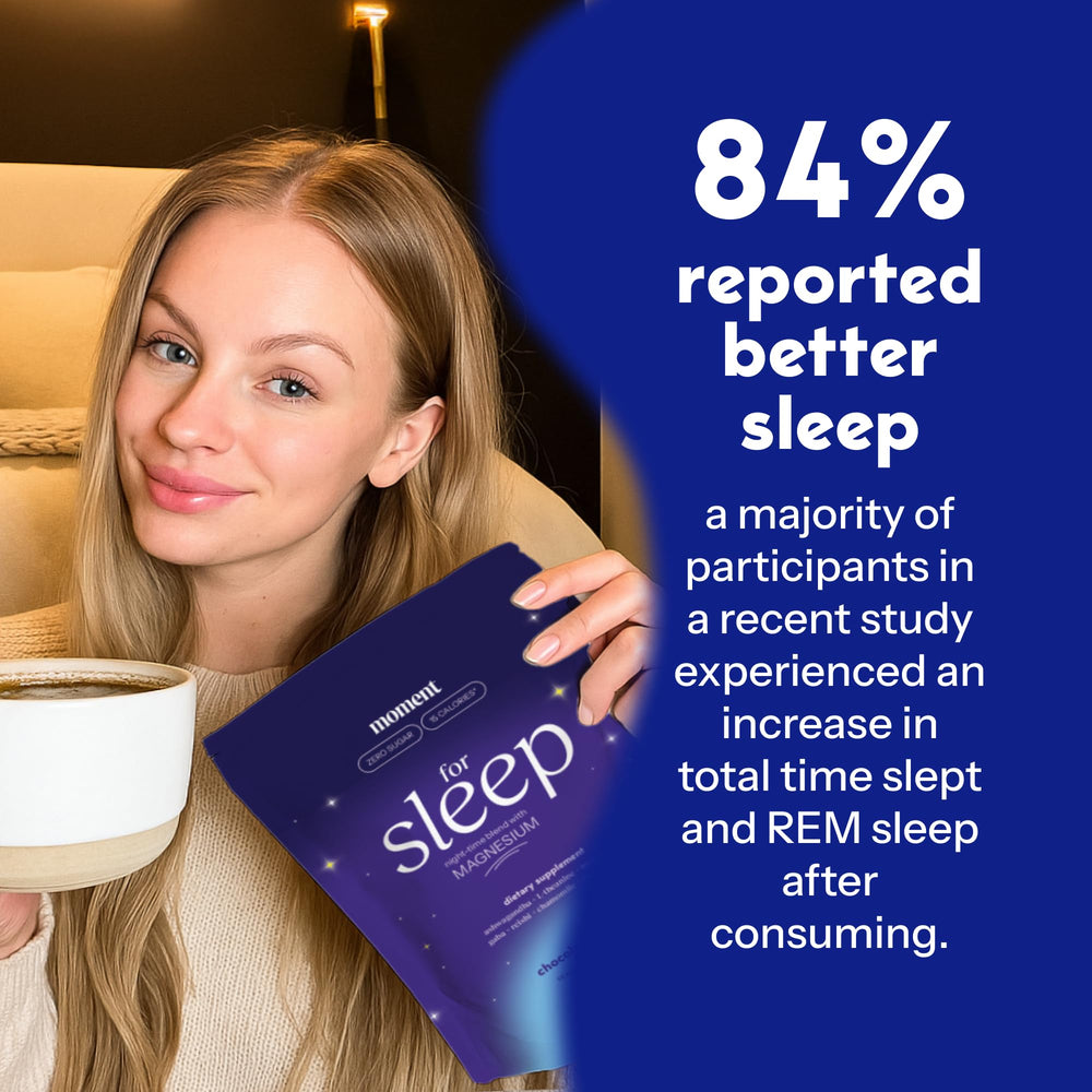 Evening ritual with low-calorie, keto-friendly sleep cocoa for restful nights.