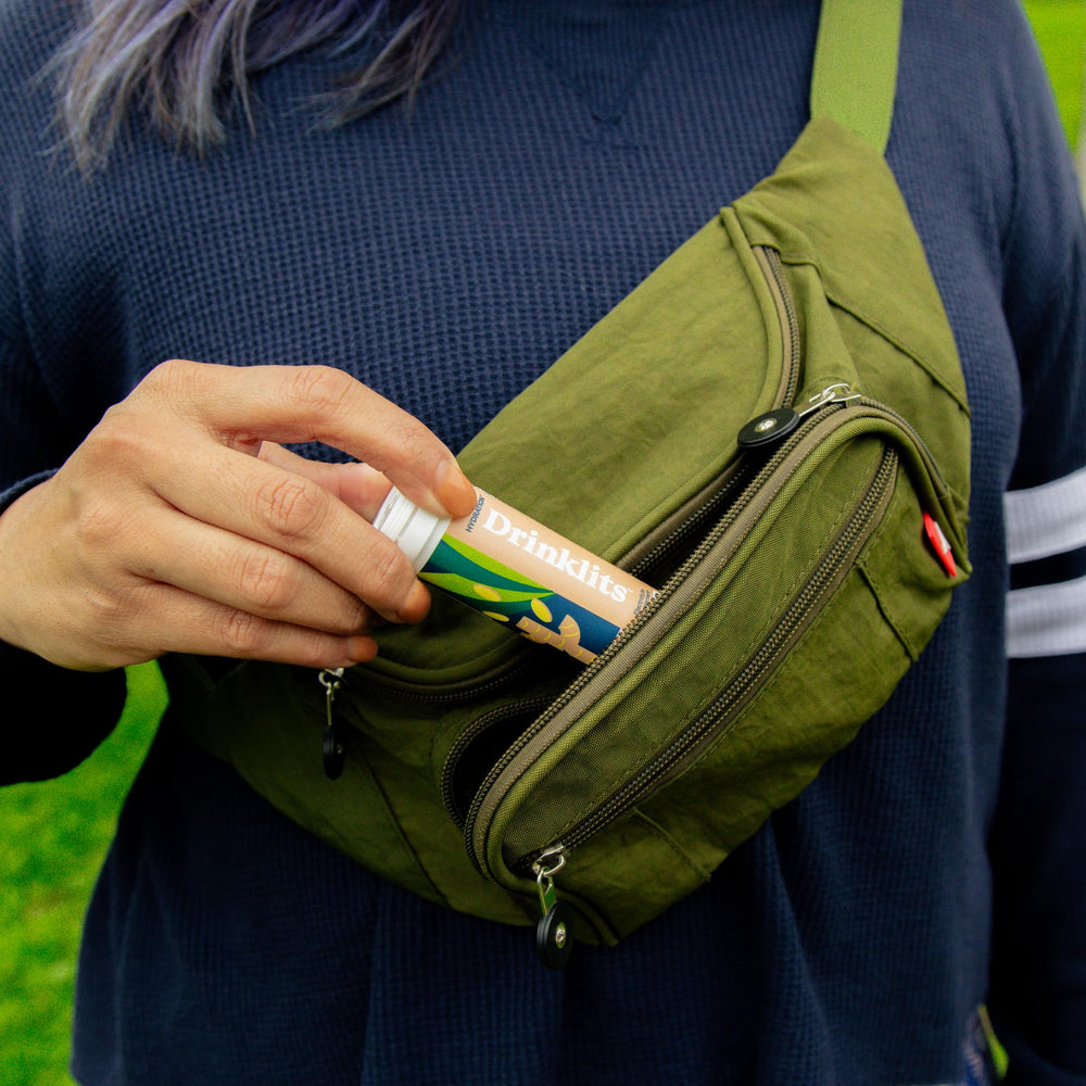 Drinklits immune blend ingredients scene featuring echinacea and ginger.