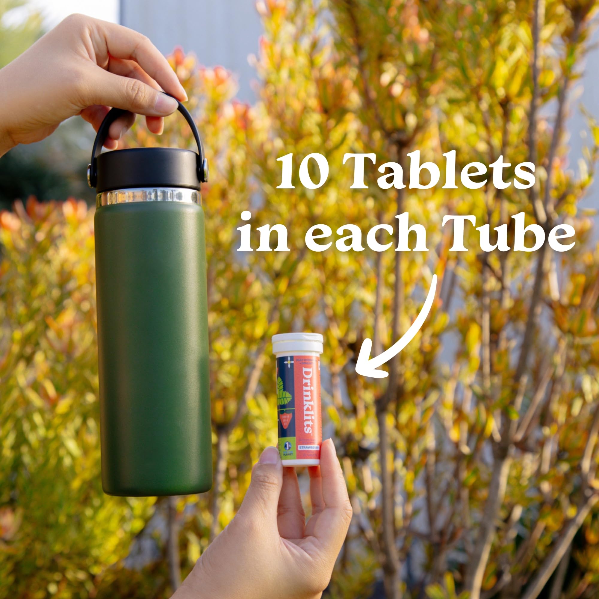Drinklits Lemon bottle with glass, showcasing refreshing flavor and convenience
