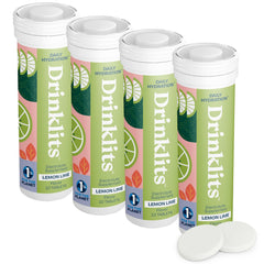 Drinklits Lemon-Lime daily hydration tubes bundle ready for on-the-go hydration