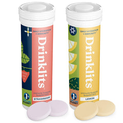 Drinklits Lemon tube bundle shown with lemon flavor for daily wellness