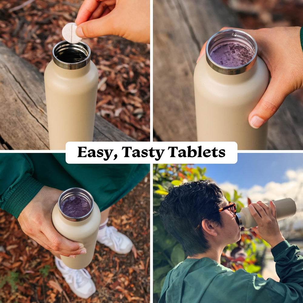 Drinklits on-the-go dosing image emphasizing quick daily use