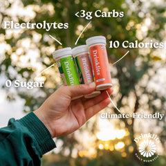 Six-tube Drinklits bundle packaging for portable hydration on the go