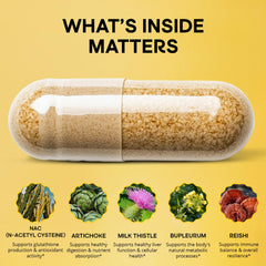 Drinkwel Revil with milk thistle ingredient, popular in liver health-conscious regimens