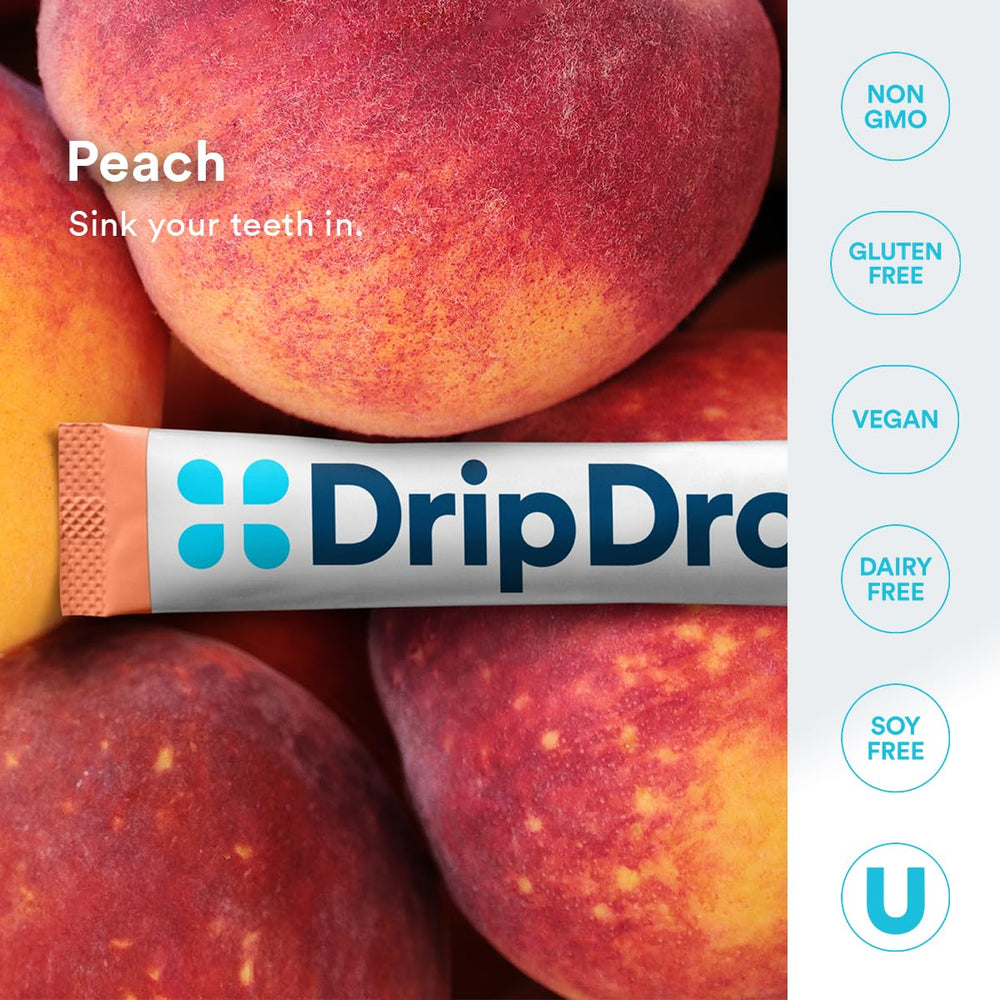 DripDrop packaging highlights minerals like potassium and magnesium for everyday energy balance.