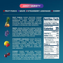 DripDrop ingredients list highlighting Non-GMO, vegan, gluten-free qualities