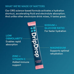 DripDrop on-the-go usage image with bottle during outdoor activity