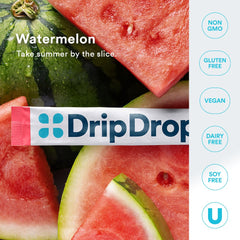 DripDrop on-the-go travel pack in gym bag for workouts