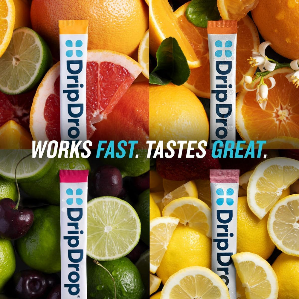 DripDrop Citrus flavor stick ideal for quick electrolyte refreshment