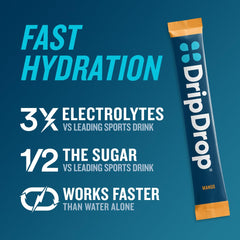 DripDrop Tropical Variety Acai packet perfect after workouts