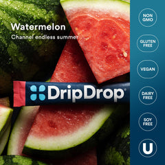 DripDrop Watermelon badge indicating Mayo Clinic humanitarian award