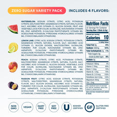 DripDrop zero classic variety-pack box shown for family hydration.
