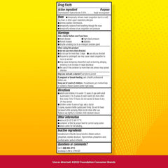 Dristan pack and bottle image promoting US-made medication quality.