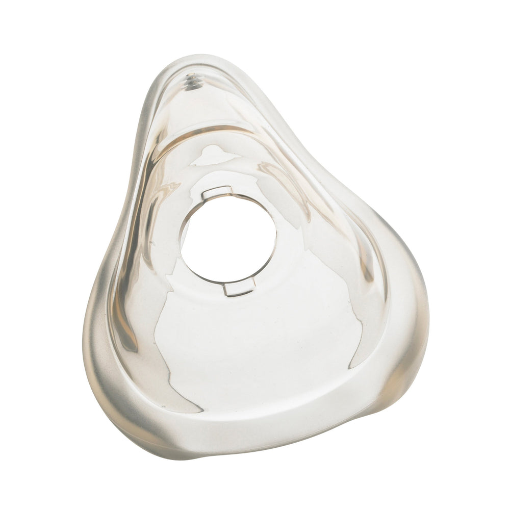 Drive Medical ComfortFit Deluxe small cushion close-up showing a secure CPAP seal