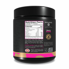 Driven Nutrition ISODRIVE cappuccino packet suggests convenient single-serve prep.