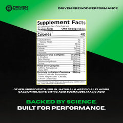 Driven PREWOD Blazin Cherry can highlighting stimulant-free endurance