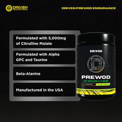Driven PREWOD Endurance Force supports longer, steadier sessions.