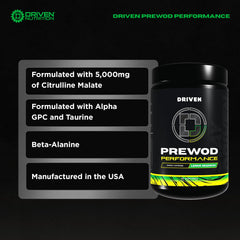 Driven PREWOD Island Charge non-stim mix for late workouts