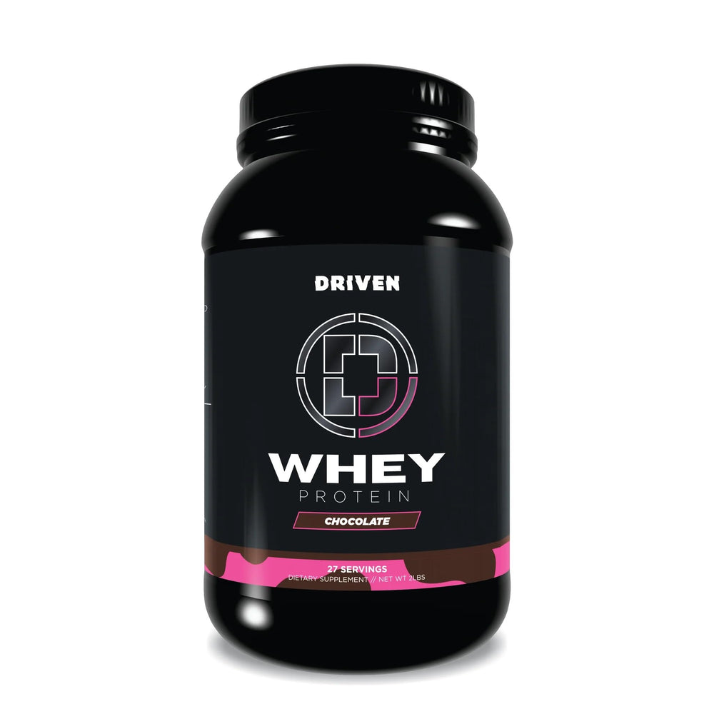 Driven WHEY grass-fed whey powder tub for clean protein and recovery.