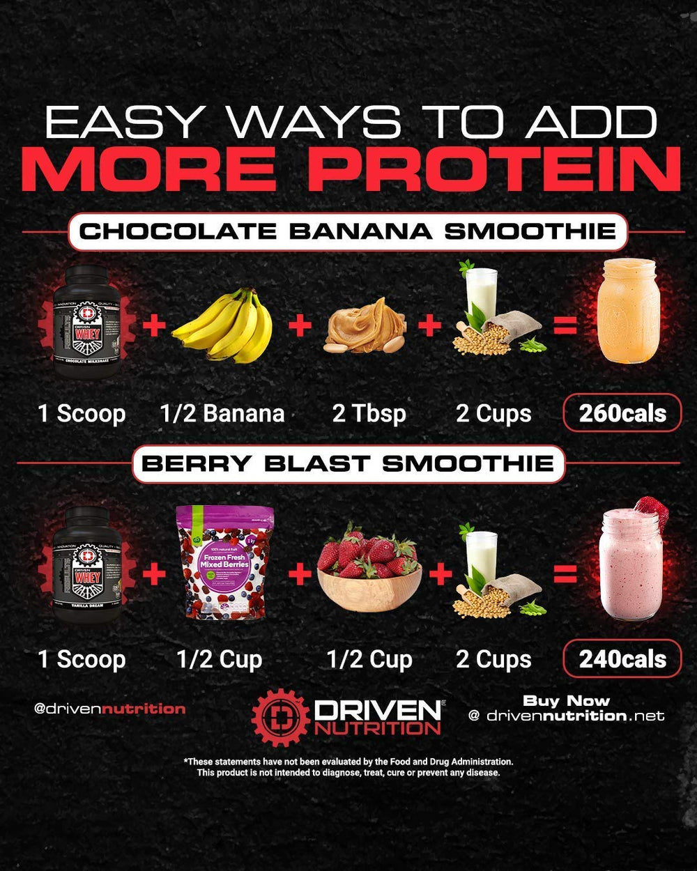 Driven WHEY Cinnamon Roll as a meal replacement option in a shaker for busy days