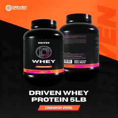Driven WHEY ingredient panel highlights BCAAs and complete amino acid profile