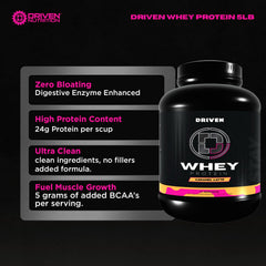 Driven Whey shaker ready to mix promises smooth texture