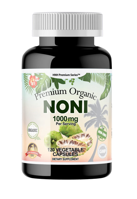 Dr.K&C HNHusa Noni bottle front, premium supplement for daily wellness.