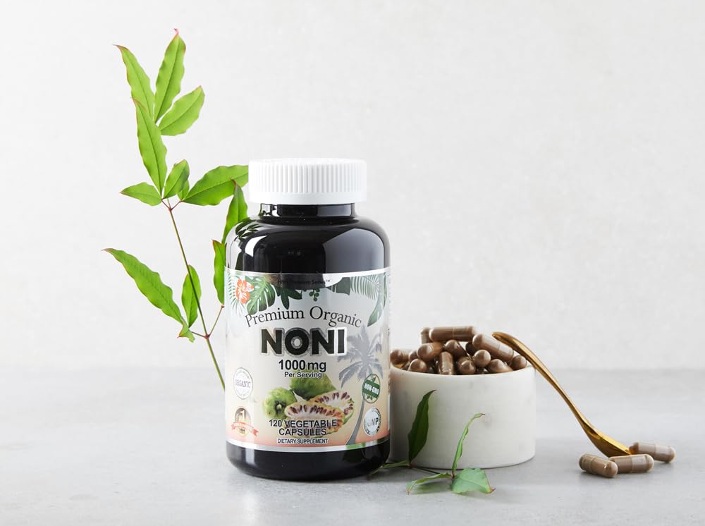 Dr.K&C HNHusa Noni packaging display, quality tested for home use.