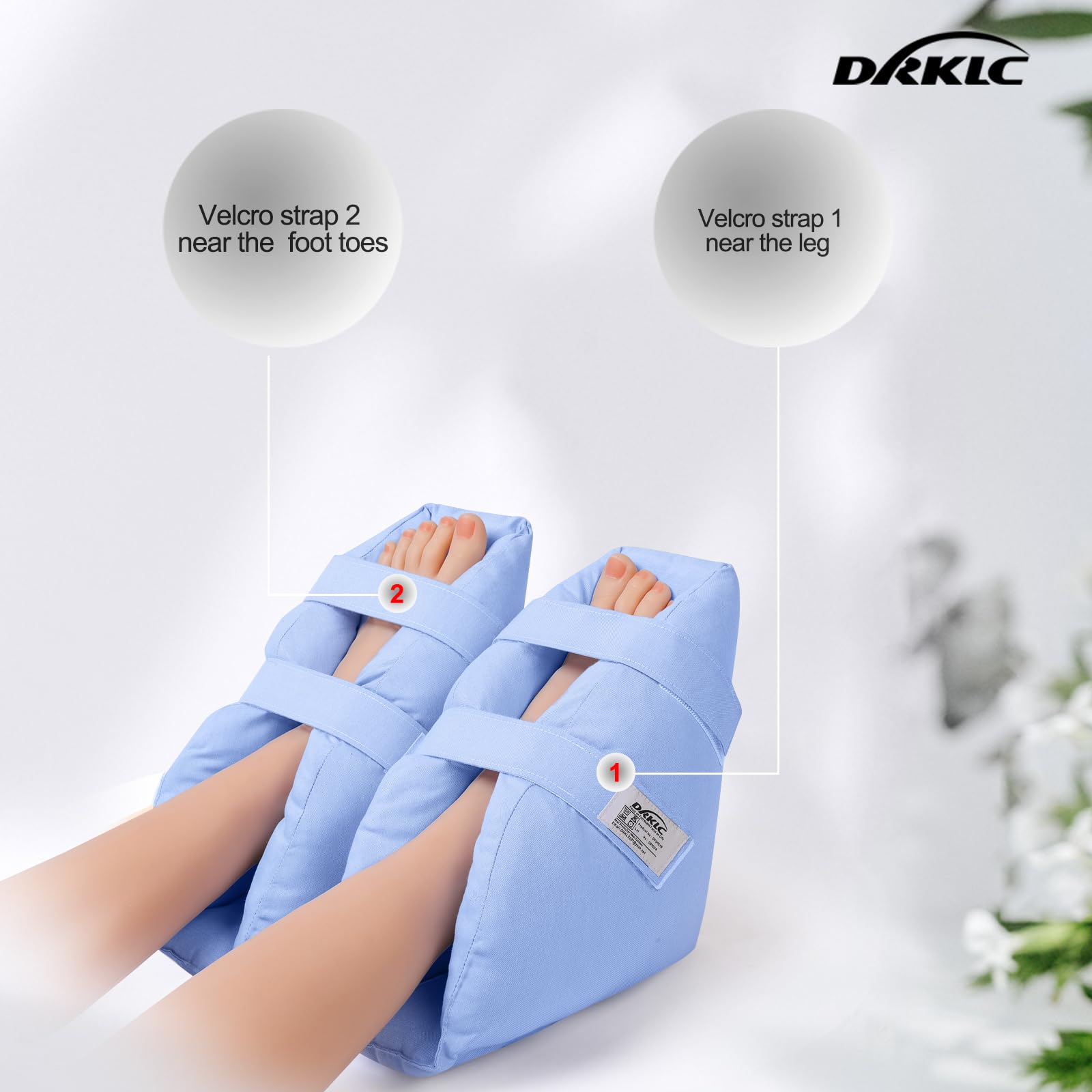 DRKLC Heel Protector Boot machine washable for easy cleaning