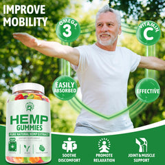 Drloton hemp gummies label closeup, shows CO2 extraction and natural ingredients.