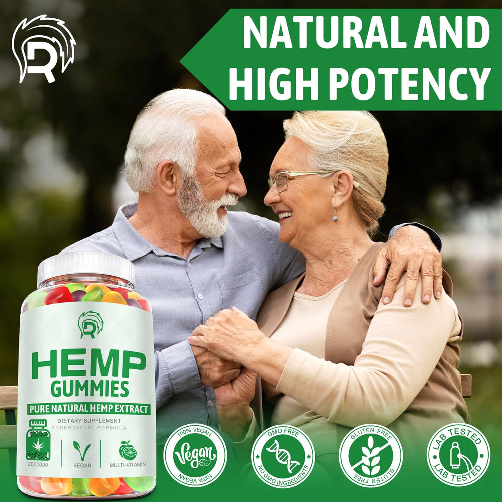 Drloton hemp gummies natural ingredients list, vegan-friendly and high purity.