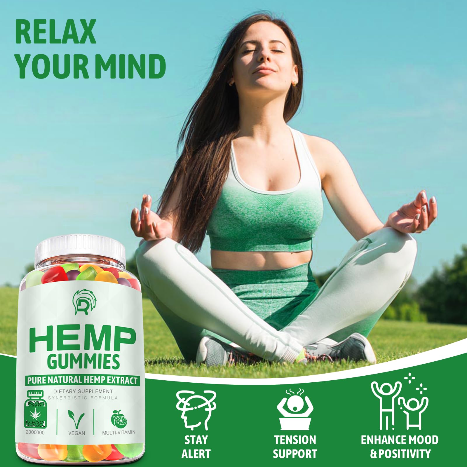 Drloton hemp gummies US-made seal, quality tested for safety.