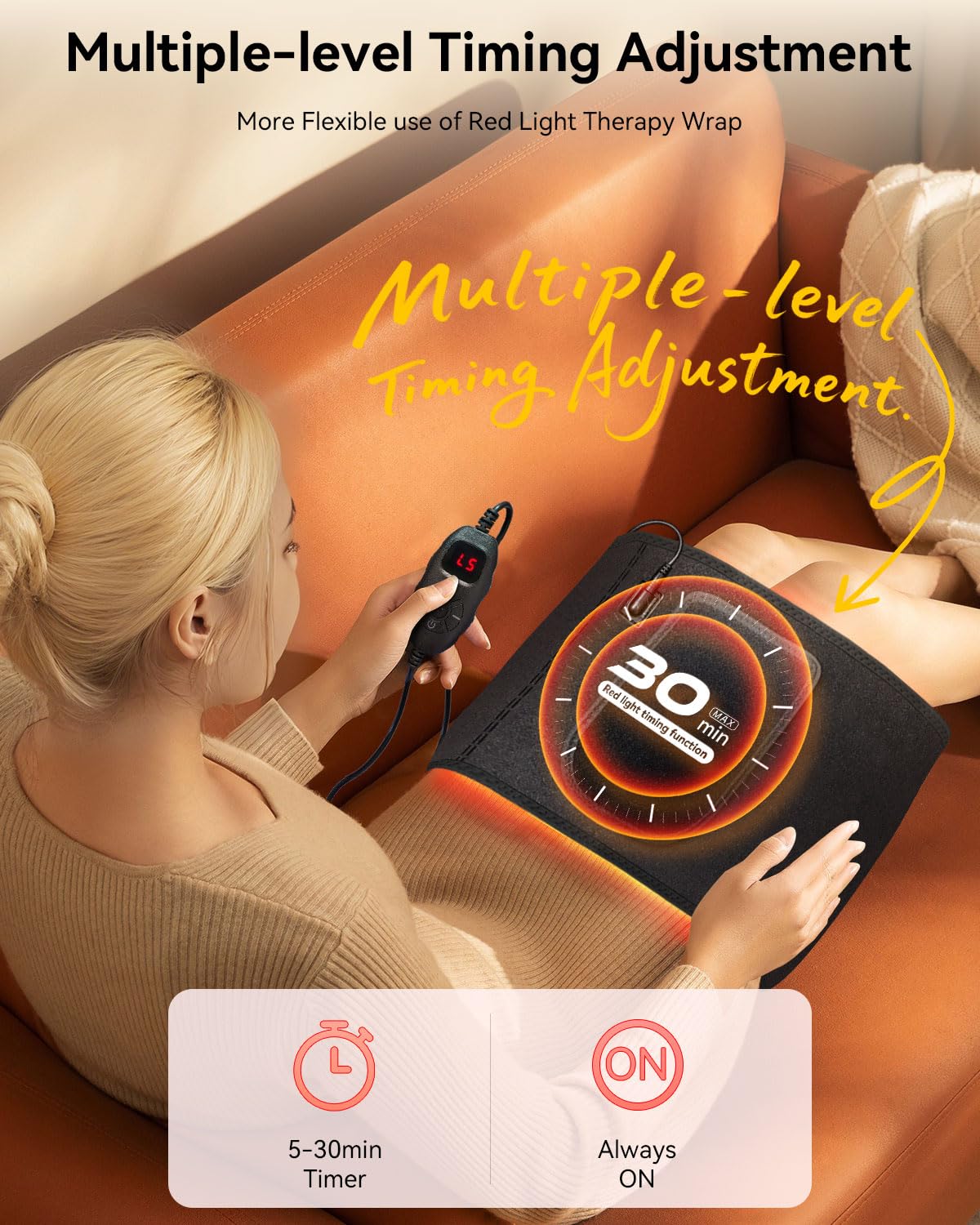 DRMATE belt modes including 660/850 and pulsed options for customization