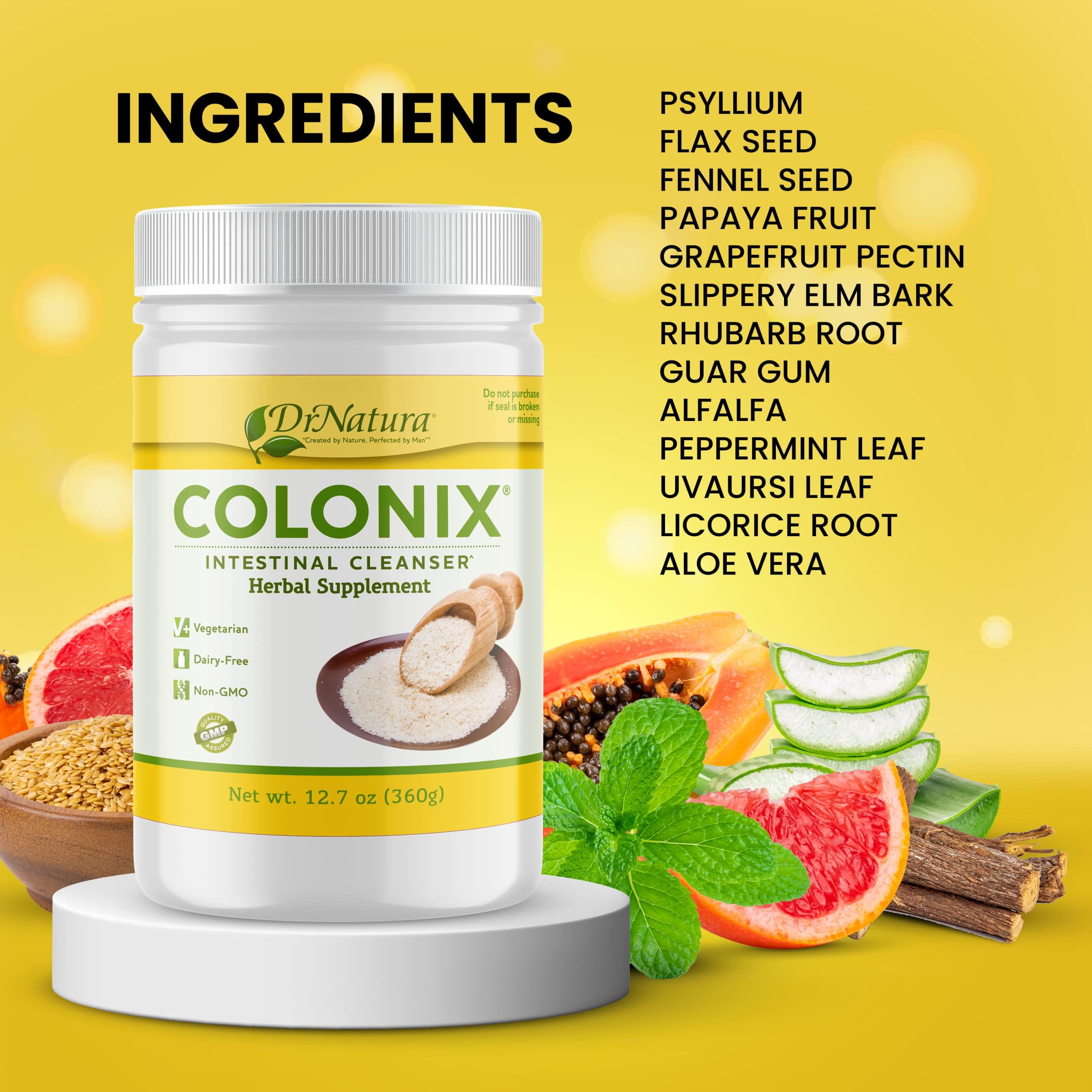DrNatura Colonix scoop measures daily fiber intake accurately