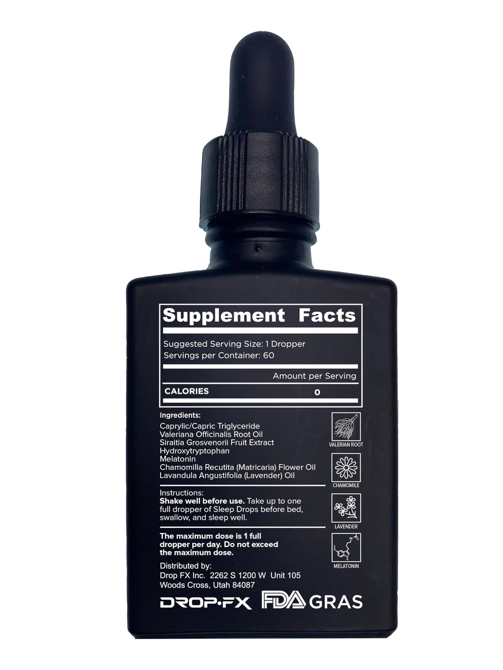 DROP FX Drops dropper and bottle in a nighttime home setting