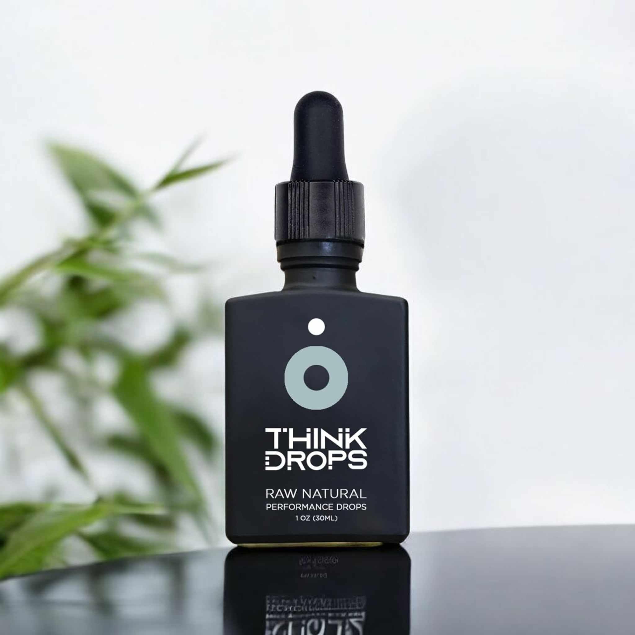 Drop FX Think Drops on a desk setup for busy professionals and students.