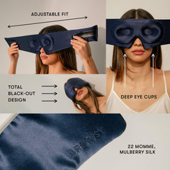Drowsy adjustable head strap provides secure, customized fit.