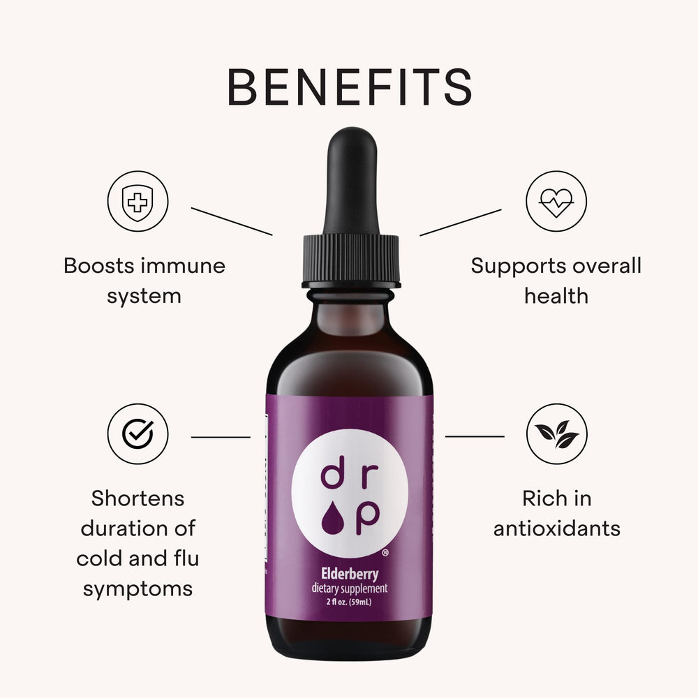 Close-up of DRP label highlighting vegan and non-GMO formula