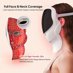 Dr.Rehabi LED mask showing seven modes for versatile color therapy