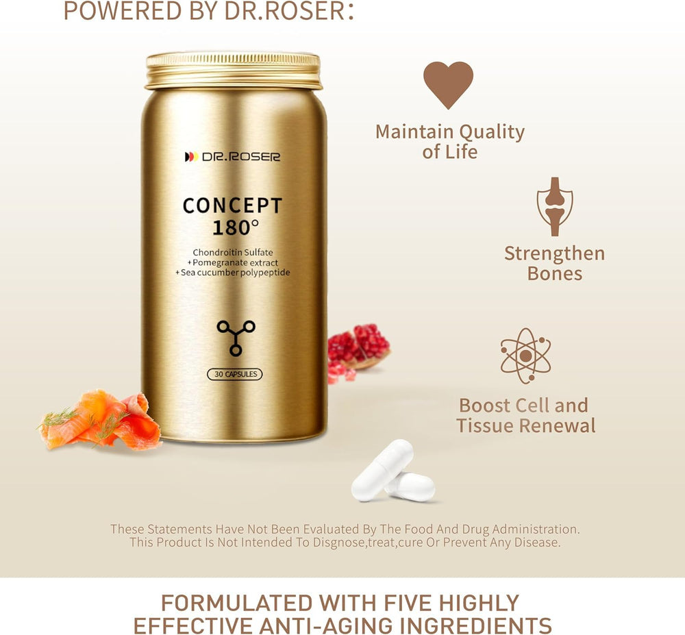 DR.ROSER 180° skin-elasticity focus signaling firmer, more resilient skin.