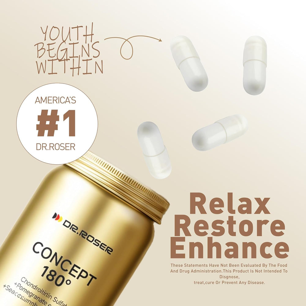DR.ROSER bone and muscle support visual conveys stability for daily activities.