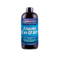 Drs Advantage Liquid CoQ10 bottle front view supports easy daily energy support.