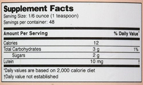 Dr's Advantage Liquid Lutein back label shows supplement details.